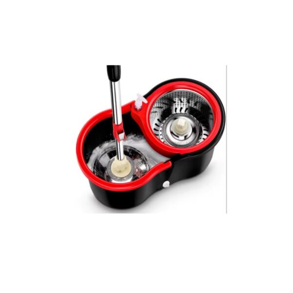 Set Mop Rotativ Si Galeata, Microfibra, 360°, Toydem®