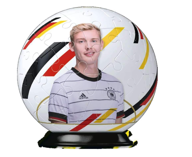 Puzzle 3D Fotbal 54 Piese 7.5cm