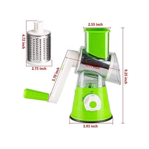 Razatoare Multifunctionala, Pentru Taiat Legume, Verdeturi Si Branzeturi, Verde