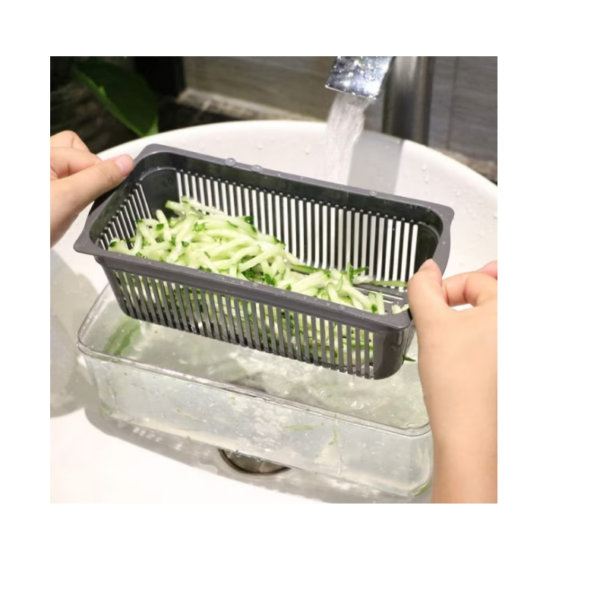 Feliator Legume Stuffix®, Multifunctional, 14 In 1 Set, Taieturi Diferite, Gri/Verde
