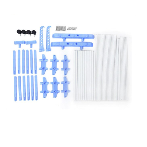 Uscator De Rufe Toydem®, Model Ergonimic, Pentru Spatii Mici, Alb/Albastru