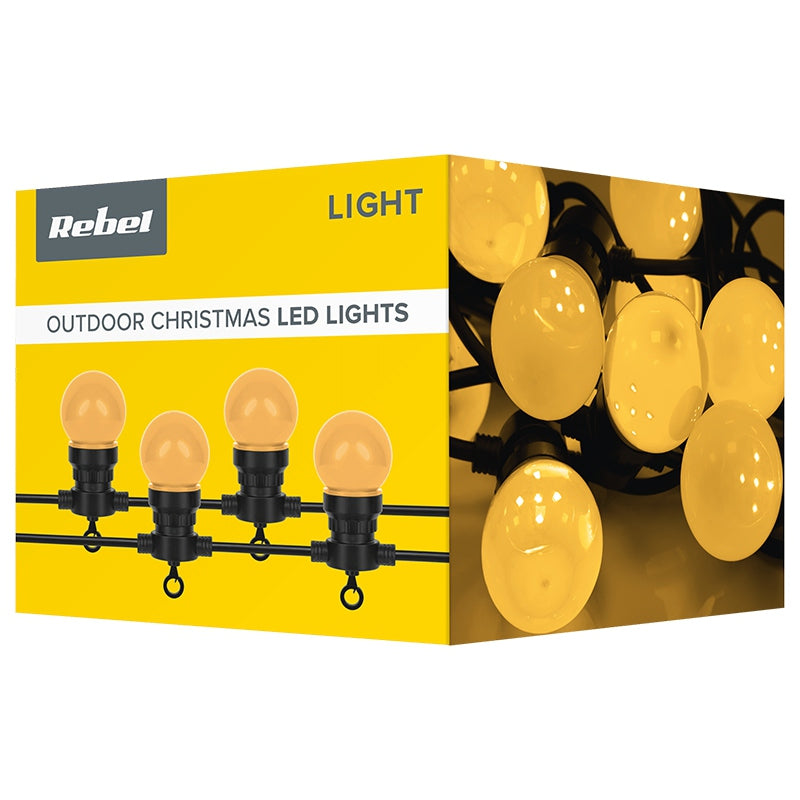 SIR ILUMINAT FESTIV EXTERIOR ALB CALD