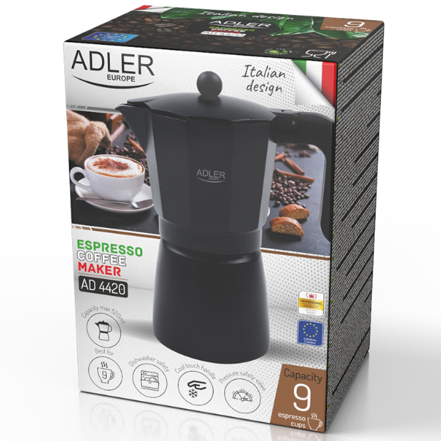 APARAT DE FACUT CAFEA ESPRESSO 520ML ADLER