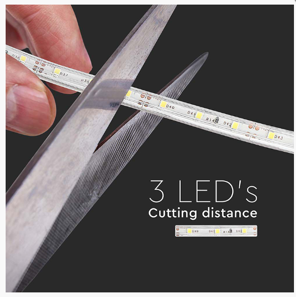 BANDA LED SMD3528 60LED/M 4.2W/M 3000K IP65 5M