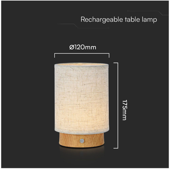 LAMPA BIROU 3W 3000K ALB CALD - BEJ