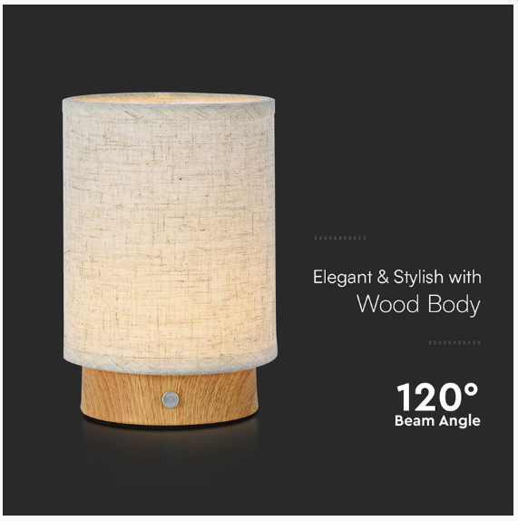 LAMPA BIROU 3W 3000K ALB CALD - BEJ