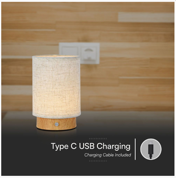 LAMPA BIROU 3W 3000K ALB CALD - BEJ