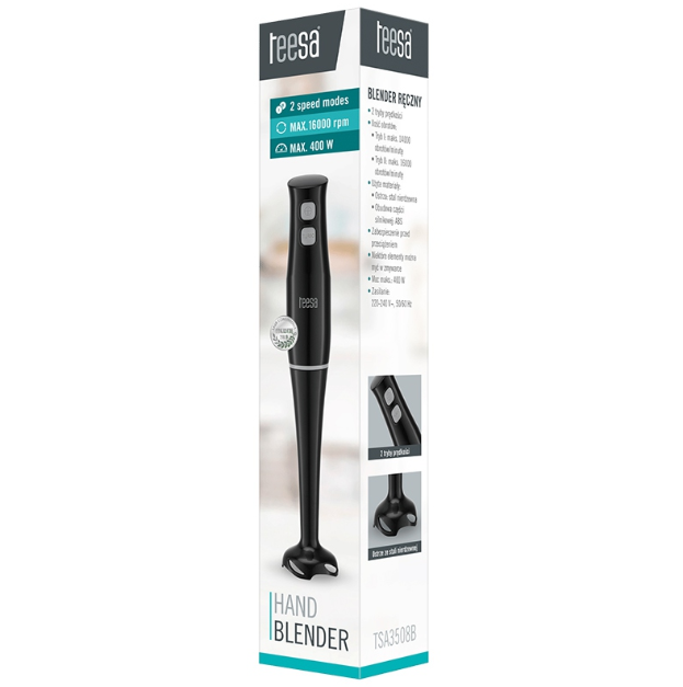 BLENDER MANA NEGRU 400W TEESA