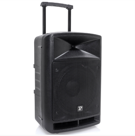 BOXA PORTABILA 12''/30CM + TWEETER 250W BT/USB/FM/SD + 2MIC VHF