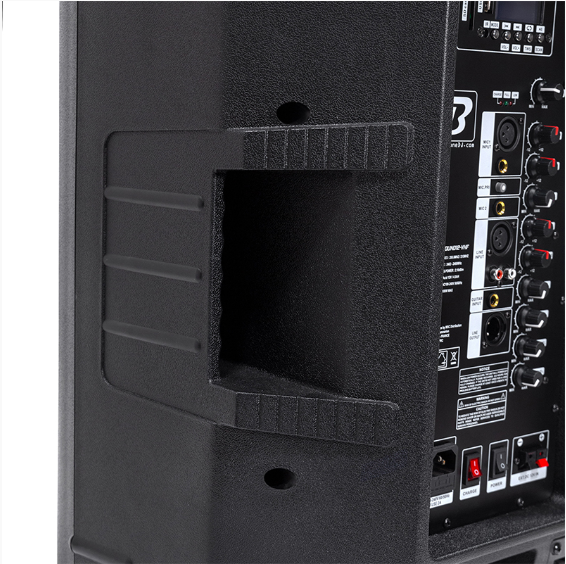 BOXA PORTABILA 12''/30CM + TWEETER 250W BT/USB/FM/SD + 2MIC VHF