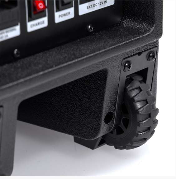 BOXA PORTABILA 12''/30CM + TWEETER 250W BT/USB/FM/SD + 2MIC VHF