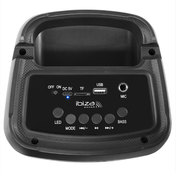 BOXA PORTABILA 4"/10CM 25W TWS BT/FM/USB/MSD