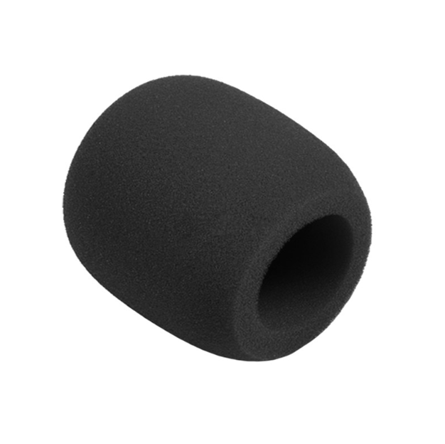 BURETE MICROFON NEGRU- Set 5 Bucati