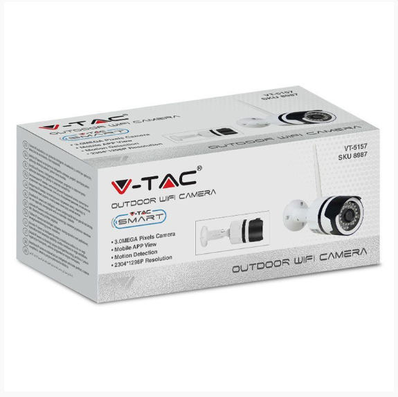 CAMERA BULLET IP WIFI 3MP IP65