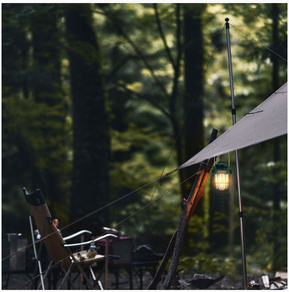 LAMPA CAMPING 3W + 5W EFECT FLACARA CU INCARCARE USB TIP C