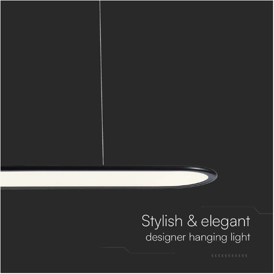 CANDELABRU LED 24W 80X100CM 3000K - NEGRU
