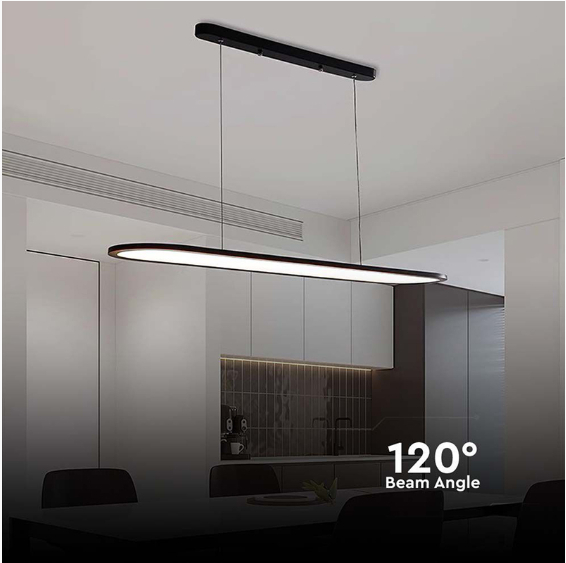 CANDELABRU LED 24W 80X100CM 3000K - NEGRU
