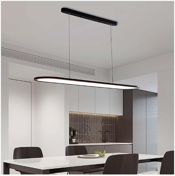 CANDELABRU LED 24W 80X100CM 3000K - NEGRU