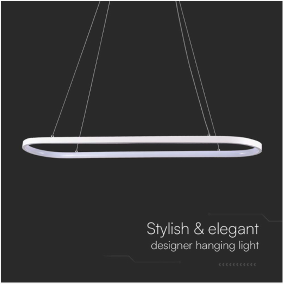 CANDELABRU 24W 80X20X100CM 4000K - ALB