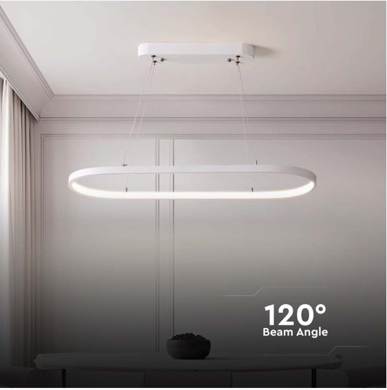 CANDELABRU 24W 80X20X100CM 4000K - ALB