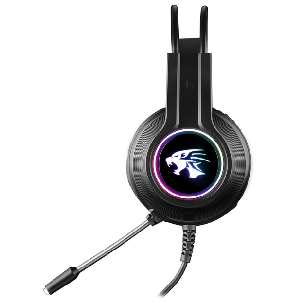 CASTI HI-FI STEREO CU MICROFON GAMING RGB VARR