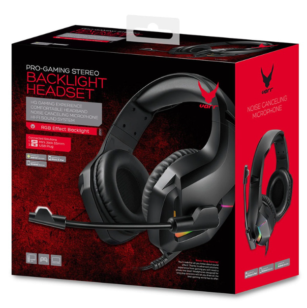 CASTI HI-FI STEREO CU MICROFON GAMING VARR