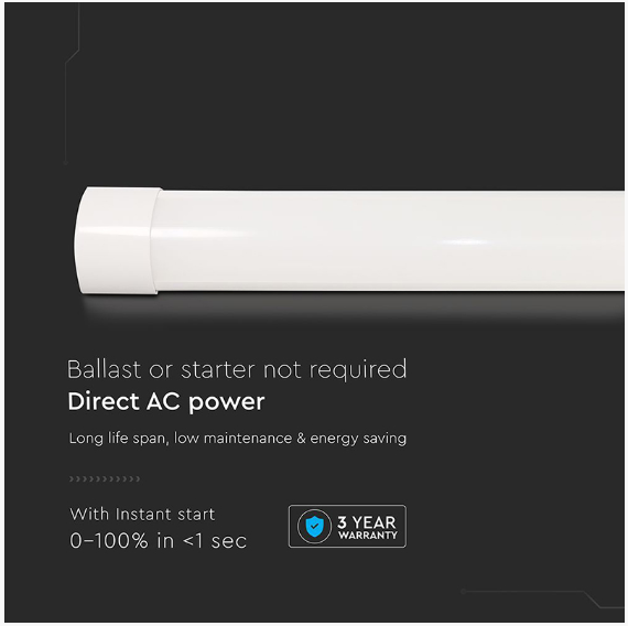 CORP ILUMINAT LED 20W 60CM 120LM/W 4000K ALB NEUTRU
