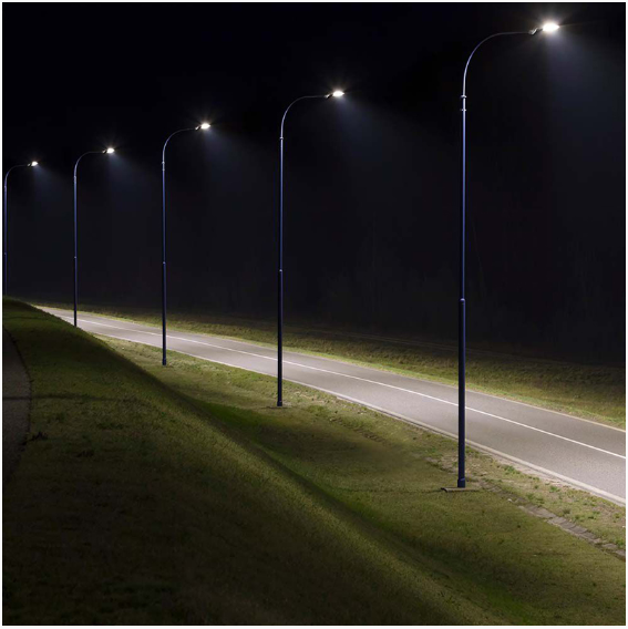 CORP ILUMINAT STRADAL LED 100W 6500K - NEGRU