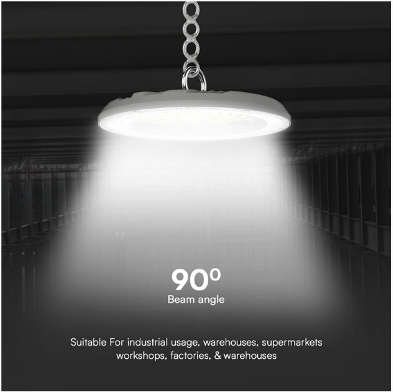 CORP ILUMINAT LED INDUSTRIAL 100W 3IN1 IP65 - GRI