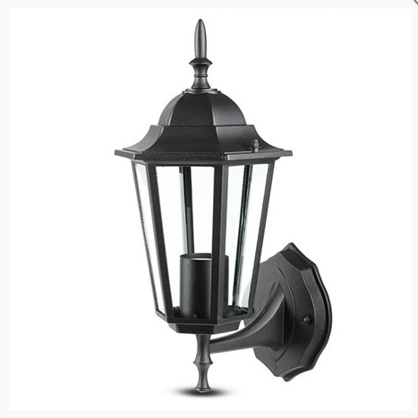 CORP ILUMINAT GRADINA SOCLU E27 NEGRU MAT IP67