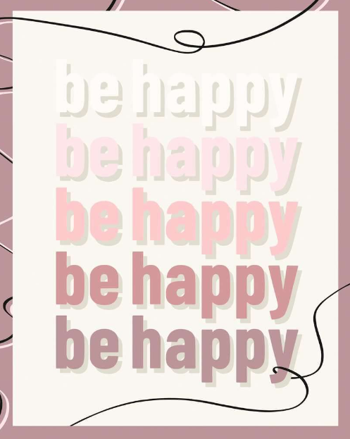 Art Set Pictura pe numere - Be happy 3 modele