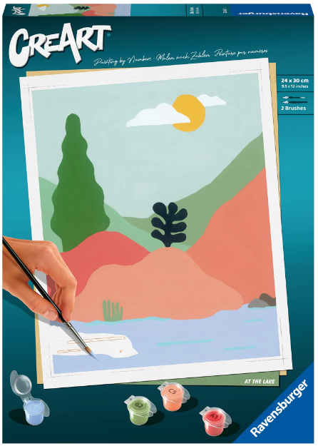 Art Set pictura pe numere peisaj minimalist 12ani+