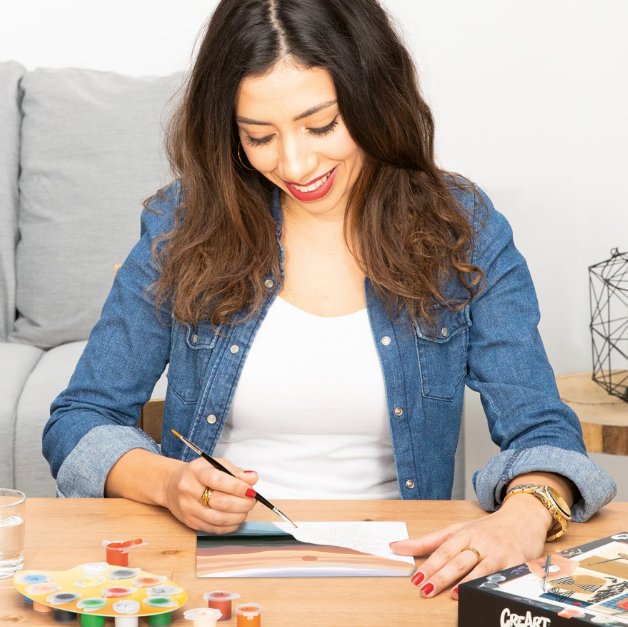 Art Set pictura pe numere peisaj minimalist 12ani+