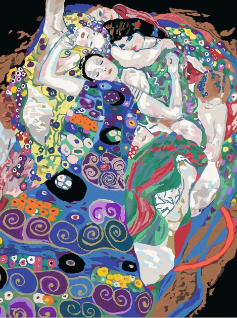 Art Set pictura pe numere motiv premium - Virgin (Gustav Klimt)