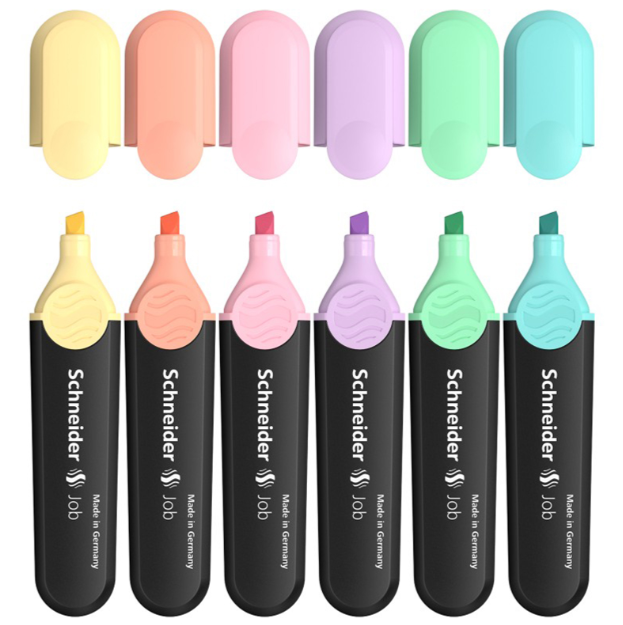 SET 6 EVIDENTIATOARE PASTEL SCHNEIDER