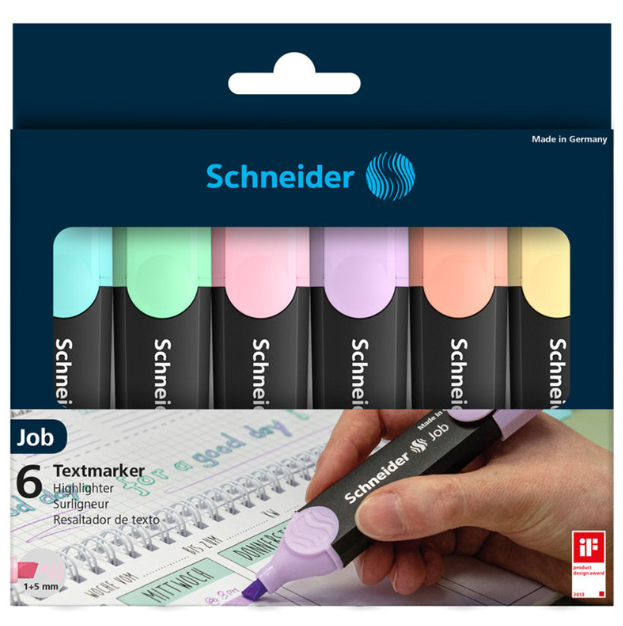 SET 6 EVIDENTIATOARE PASTEL SCHNEIDER