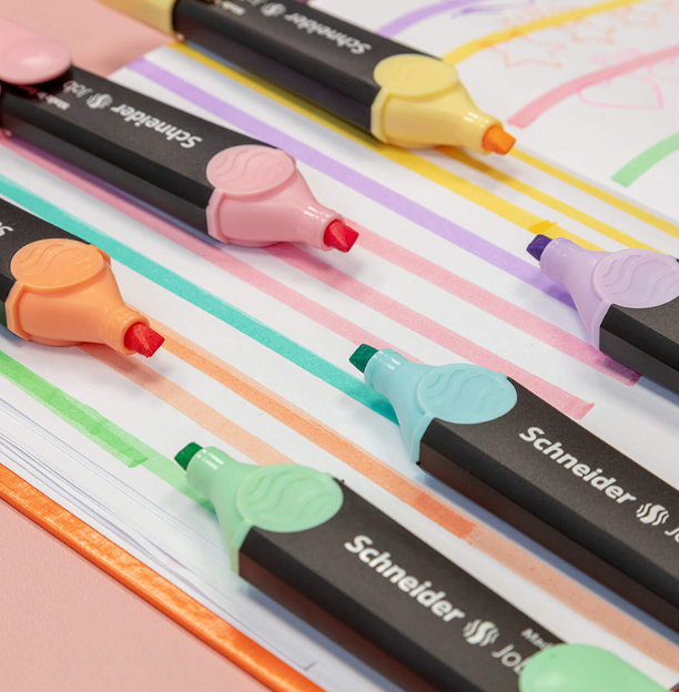 SET 6 EVIDENTIATOARE PASTEL SCHNEIDER