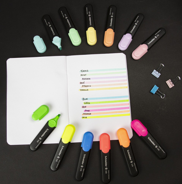 SET 6 EVIDENTIATOARE PASTEL SCHNEIDER