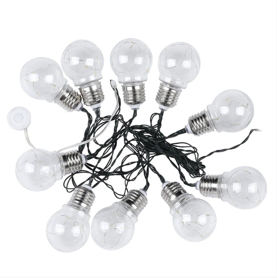 GHIRLANDA SOLARA LED 1W X 10 IP44 3000K