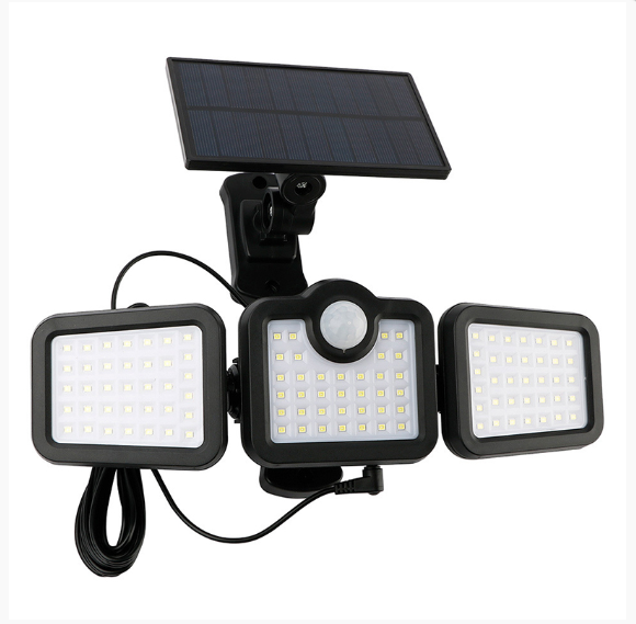 LAMPA LED CU INCARCARE SOLARA SI SENZOR DE MISCARE 10W 6000K