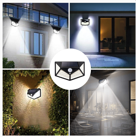 LAMPA LED SOLARA 6W CU SENZOR DE MISCARE 6000K