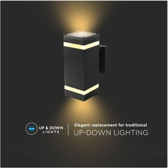 LAMPA PERETE SOCLU E27 IP44 - NEGRU