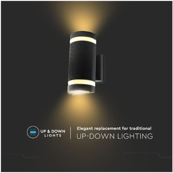 LAMPA PERETE SOCLU E27 IP44 - NEGRU