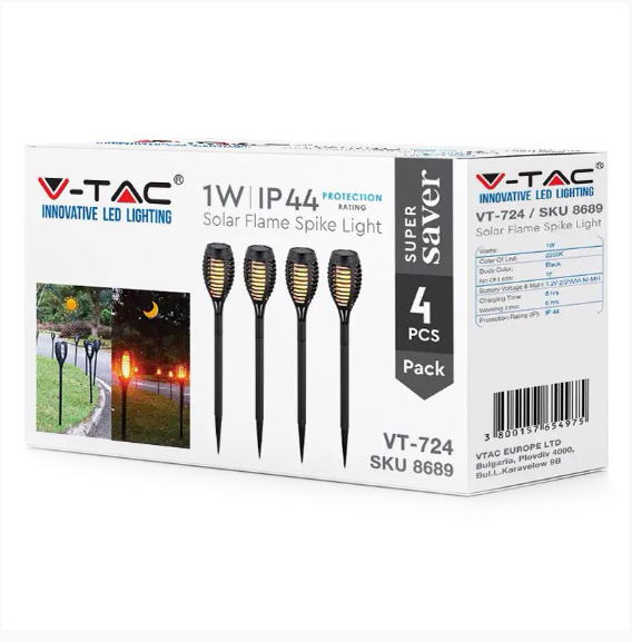 SET 4 CORP ILUMINAT GRADINA IP44 3 IN 1 EFECT FLACARA INCARCARE SOLARA