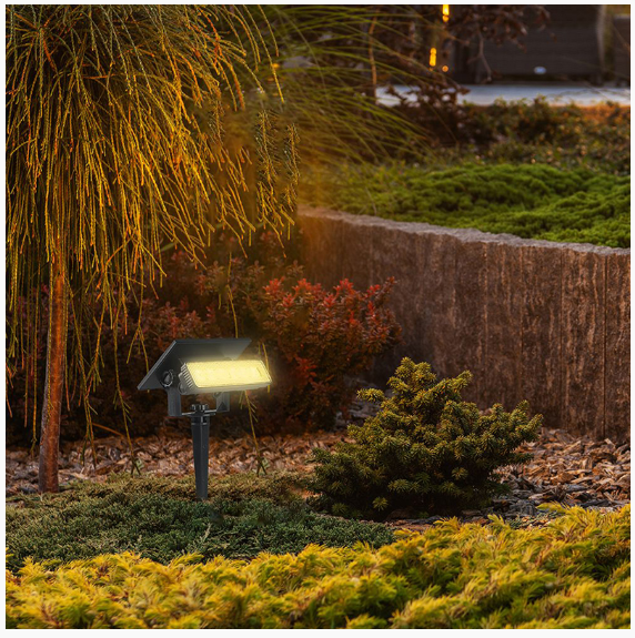 LAMPA LED SOLARA 1.5W 3000K 2IN1 MONTAJ PERETE + TARUS GRADINA IP65