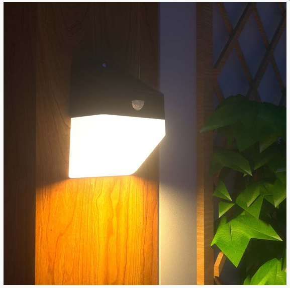 LAMPA EXTERIOARA 2W 4000K INCARCARE SOLARA - ALB/NEGRU