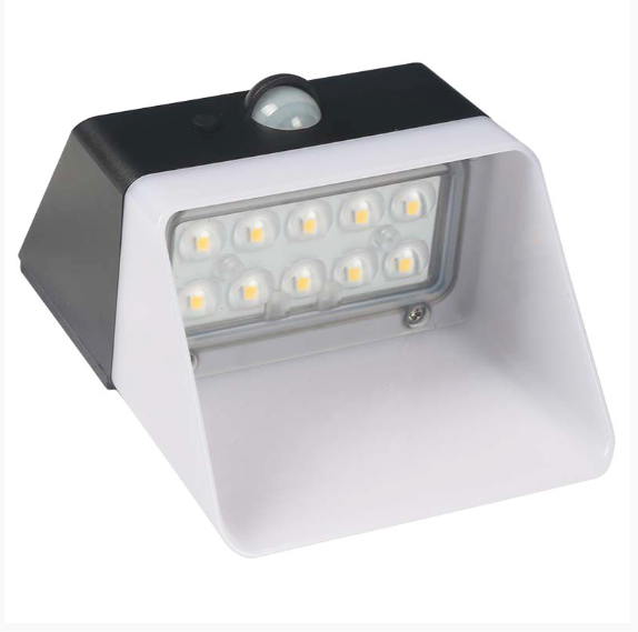 LAMPA EXTERIOARA 2W 4000K INCARCARE SOLARA - ALB/NEGRU