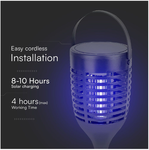 APARAT ANITI-INSECTE CU INCARCARE SOLARA 3IN1 1.3W