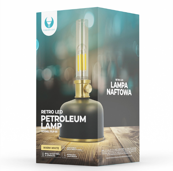 LAMPA LED RETRO 2W 3000K MODEL LAMPA PETROL