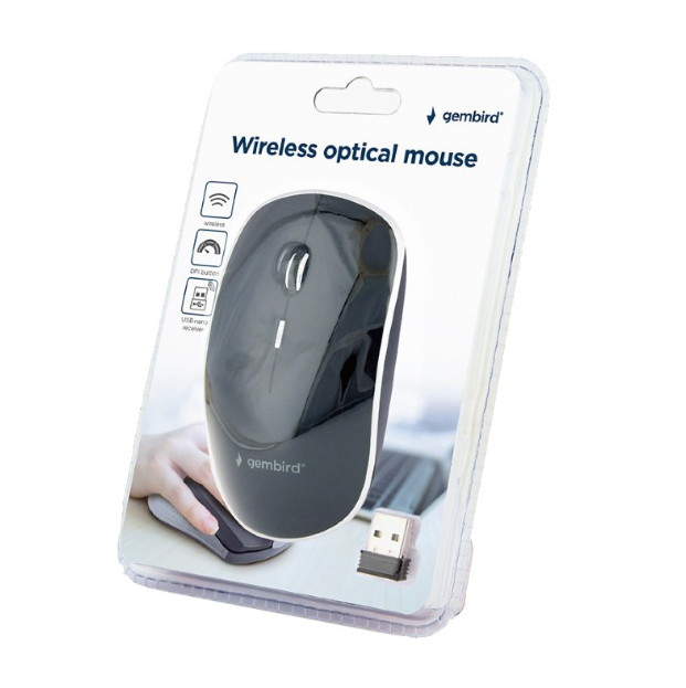 MOUSE WIRELESS 1600 DPI GEMBIRD